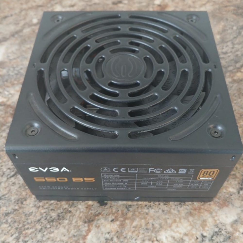 EVGA-550W-B5 Power Supply (no cords)